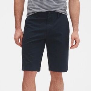 Banana Republic Blue Shorts 36 Emerson Short 11" Chino Straight Front Cotton NWT